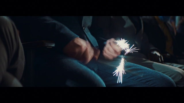 Video Reference: Fireworks, Flash photography, Gesture, Service, Electric blue, Event, Recreation, Holiday, Darkness, Glass