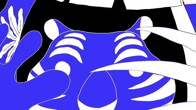 Video Reference: White, Font, Electric blue, Symmetry, Pattern, Symbol, Graphics, Logo, Circle, Carmine