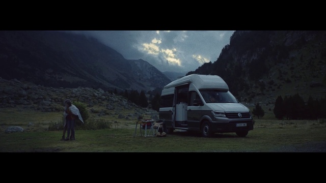 Video Reference: Cloud, Mountain, Vehicle, Wheel, Tire, Automotive lighting, Motor vehicle, Highland, Bumper, Sky