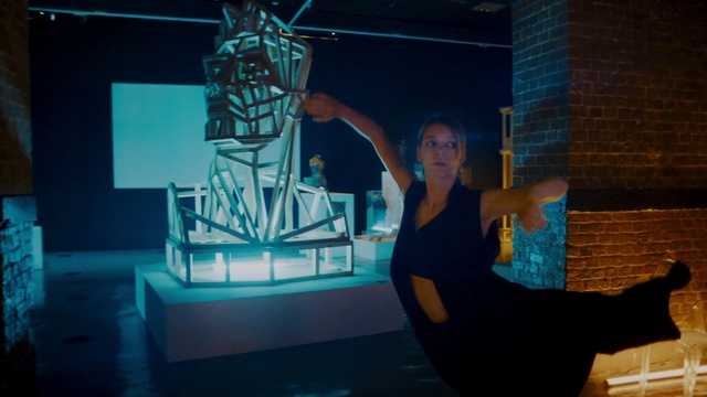 Video Reference: Azure, Flash photography, Entertainment, Art, Leisure, Electric blue, Fun, Space, Event, Visual arts