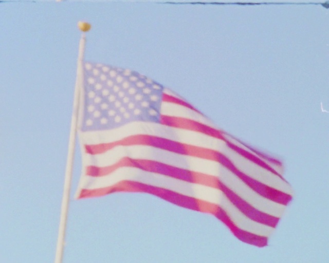Video Reference: Sky, Flag of the united states, Flag, Moon, Slope, Flag Day (USA), Wind, Electric blue, Pole, Event