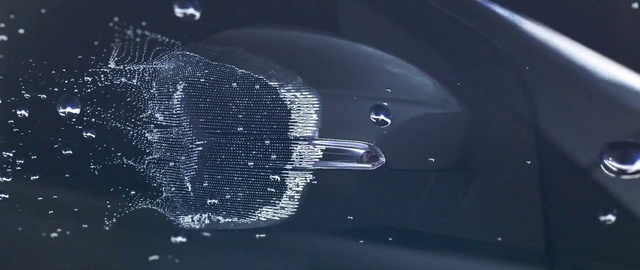 Video Reference: Water, Liquid, Hood, Automotive lighting, Fluid, Motor vehicle, Automotive design, Flash photography, Vehicle door, Headlamp