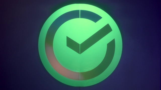 Video Reference: Font, Symbol, Circle, Symmetry, Electric blue, Pattern, Magenta, Signage, Logo, Sign