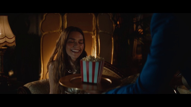 Video Reference: Smile, Flash photography, Happy, Tableware, Fun, Candle, Long hair, Darkness, Event, Room