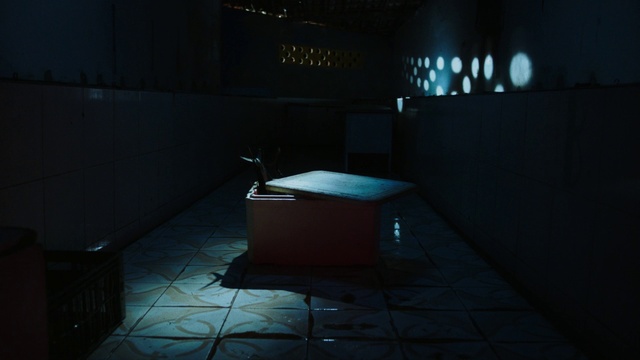 Video Reference: Building, Flooring, Table, Tints and shades, Space, House, Darkness, Midnight, Automotive design, Room