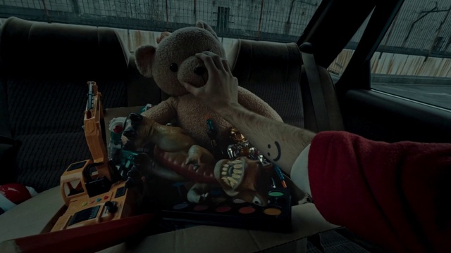 Video Reference: Mammal, Motor vehicle, Vehicle, Toy, Window, Car seat cover, Vehicle door, Car, Car seat, Stuffed toy