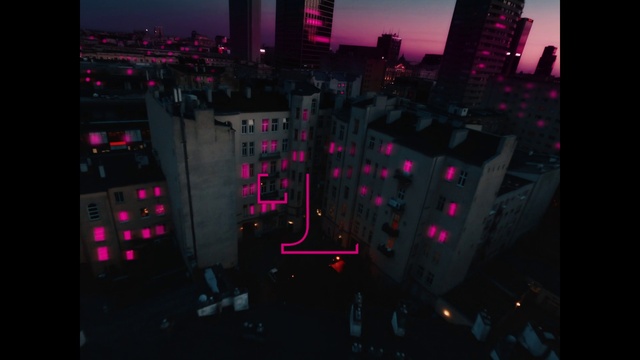 Video Reference: Building, Purple, Entertainment, Pink, Font, Magenta, Urban design, City, Midnight, Visual effect lighting