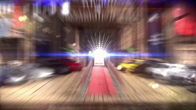 Video Reference: Automotive lighting, Infrastructure, Purple, Mode of transport, City, Thoroughfare, Track, Road, Electricity, Metropolitan area