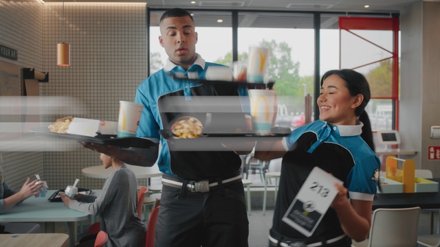 Video Reference: Food, Tableware, Cooking, Cuisine, Smile, Kitchen appliance, Apron, Event, Dish, T-shirt