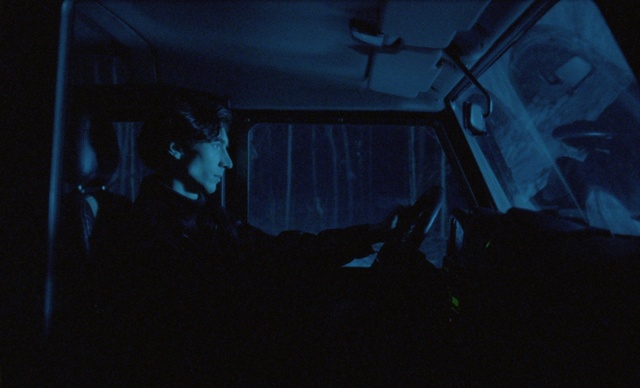 Video Reference: Flash photography, Helmet, Tints and shades, Darkness, Midnight, Electric blue, Windshield, Personal protective equipment, Vehicle door, Entertainment