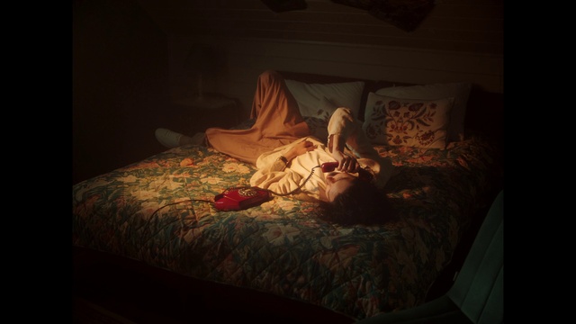 Video Reference: Comfort, Human body, Flash photography, Wood, Bed frame, Floor, Bed, Flooring, Art, Tints and shades