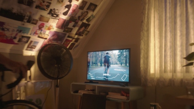 Video Reference: Interior design, Television set, Curtain, Television, Entertainment, Flat panel display, Entertainment center, Gadget, Display device, Plant