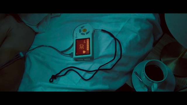 Video Reference: Automotive lighting, Lighting, Sleeve, Gadget, Medical, Aqua, T-shirt, Electric blue, Medical equipment, Cup