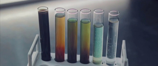 Video Reference: Liquid, Drinkware, Fluid, Cylinder, Material property, Gas, Office supplies, Electric blue, Tints and shades, Glass