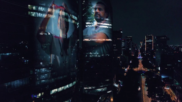 Video Reference: Skyscraper, Building, Tower, Tower block, City, Billboard, Cityscape, Metropolitan area, Midnight, Cg artwork