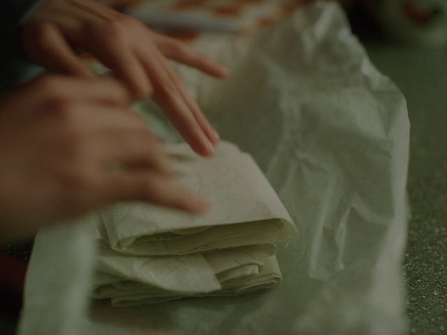 Video Reference: Sleeve, Gesture, Finger, Nail, Thumb, Wrist, Event, Fashion accessory, Wedding ceremony supply, Paper