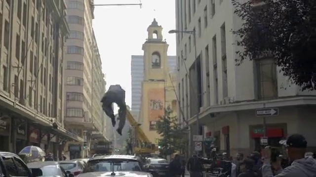 Video Reference: Building, Car, Sky, Vehicle, Motor vehicle, Window, Neighbourhood, Public space, People, Road