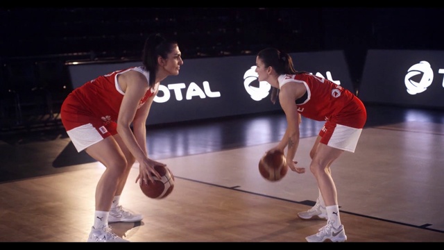 Video Reference: Footwear, Basketball, Shorts, Sports equipment, Sports uniform, Basketball moves, Field house, Ball, Knee, Basketball