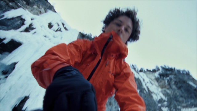 Video Reference: Sky, Mountain, Snow, Glove, Smile, Slope, Freezing, Gesture, Glacial landform, Ice cap