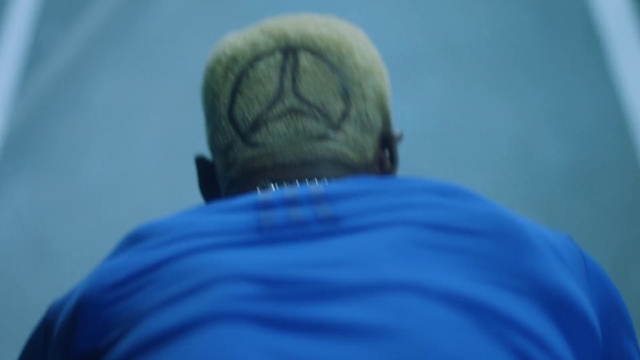 Video Reference: Eye, Blue, Human body, Sleeve, Hat, Cap, Street fashion, T-shirt, Electric blue, Beard