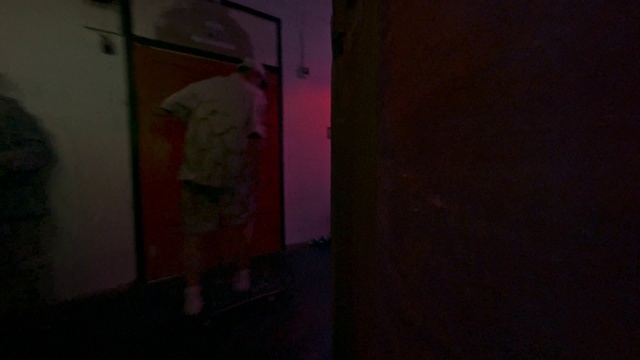 Video Reference: Paint, Art, Flooring, Tints and shades, Wood, Magenta, Event, Space, Plaster, Ceiling