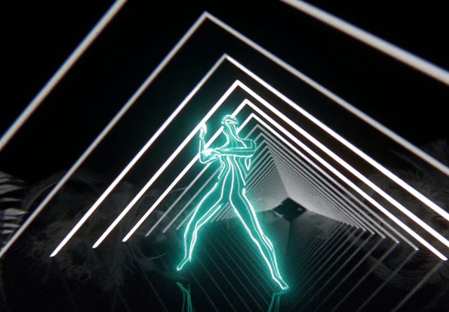 Video Reference: Electricity, Font, Line, Visual effect lighting, Neon, Technology, Electric blue, Art, Symmetry, Midnight