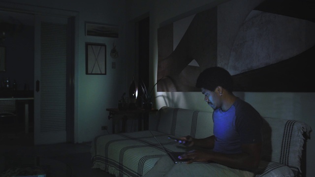 Video Reference: Comfort, Flash photography, Grey, Living room, Door, Darkness, Flooring, Room, Fun, Human leg