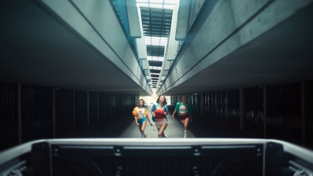 Video Reference: Mode of transport, Automotive design, Metropolitan area, Symmetry, Ceiling, Building, Public transport, Air travel, Rolling stock, City