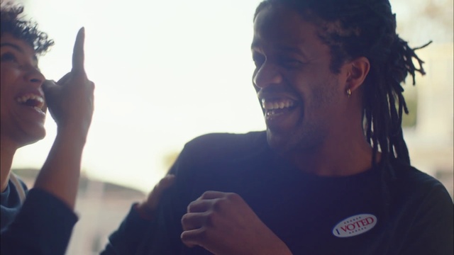 Video Reference: Forehead, Hand, Smile, Hairstyle, Arm, Mouth, Human body, Neck, Happy, Gesture