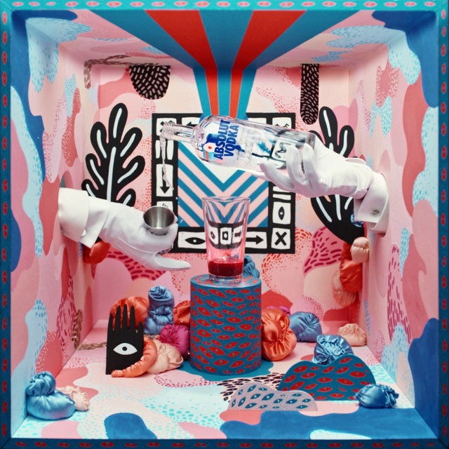 Video Reference: Blue, Textile, Pink, Rectangle, Font, Red, Creative arts, Art, Magenta, Linens