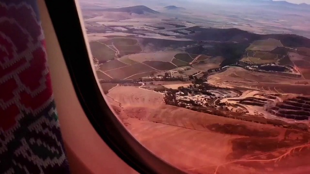 Video Reference: Atmosphere, Sky, Mountain, Sunlight, Air travel, Landscape, Horizon, Tints and shades, Plain, Natural landscape