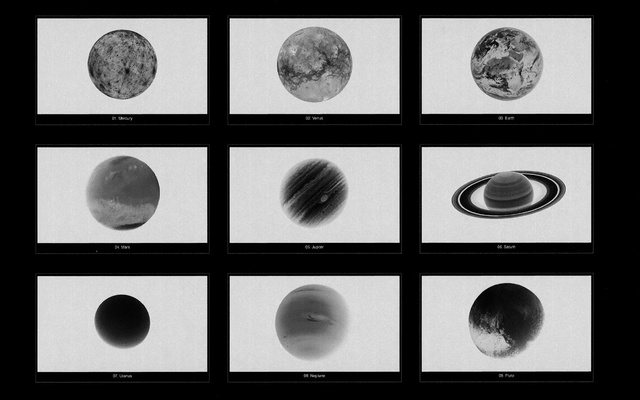 Video Reference: White, Black, Organism, Font, Line, Symmetry, Circle, Science, Astronomical object, Event