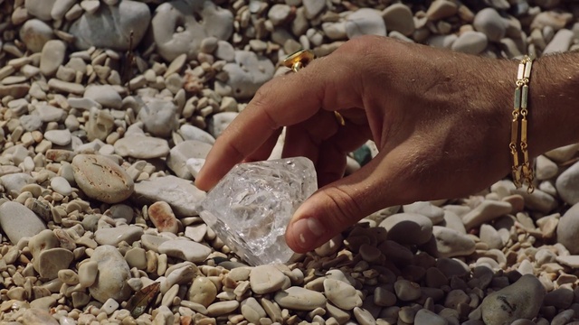 Video Reference: Human, Bedrock, Gesture, Finger, Nail, Adaptation, People in nature, Sand, Wood, Soil