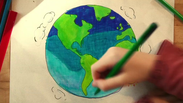 Video Reference: Hand, World, Azure, Paint, Globe, Art, Gesture, Tree, Circle, Painting