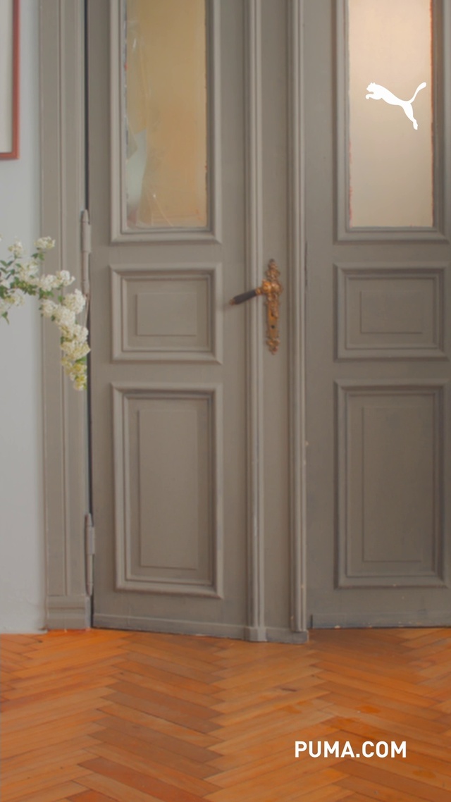 Video Reference: Brown, Property, Door, Fixture, Wood, Handle, House, Building, Home door, Floor