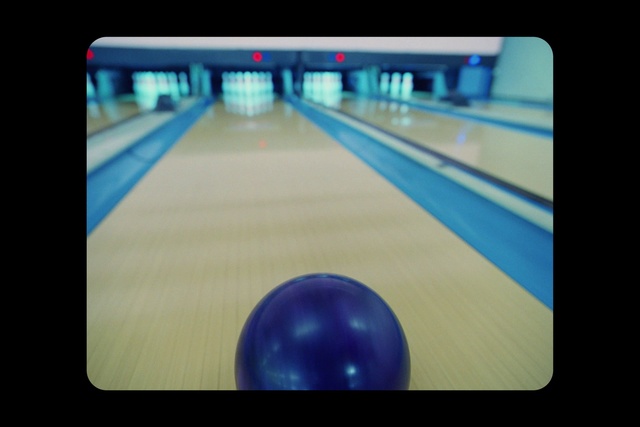 Video Reference: Bowling, Bowling equipment, Bowling pin, Sports equipment, Ball, Light, Television, Balloon, Ten-pin bowling, Recreation