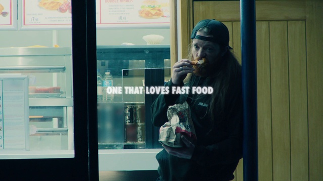 Video Reference: Beard, Glass, Facial hair, Cap, Moustache, Personal protective equipment, Fur, Machine, Room, Hoodie