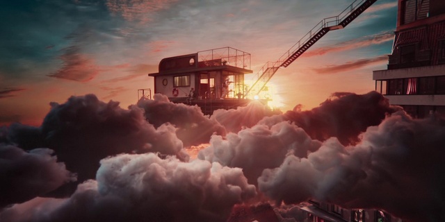 Video Reference: Cloud, Sky, Atmosphere, Afterglow, Window, Nature, Dusk, Orange, Sunlight, Sunset
