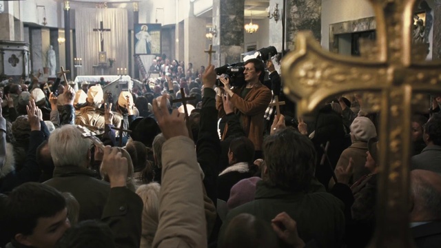 Video Reference: Lighting, Camera, Jacket, Event, City, Crowd, Photographer, Stage, Metal, Audience