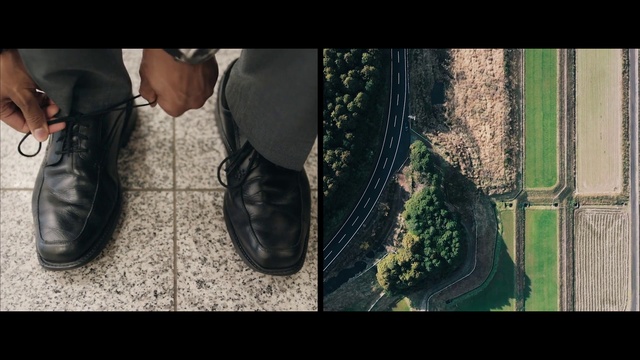 Video Reference: Shoe, Plant, Road surface, Asphalt, Automotive tire, Street fashion, Tints and shades, Human leg, Font, Foot