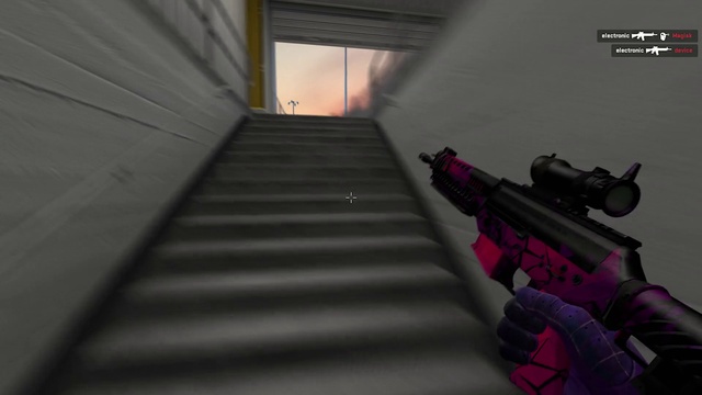 Video Reference: Shooter game, Stairs, Machine gun, Shotgun, Air gun, Wood, Building, Shooting, Gun barrel, Recreation