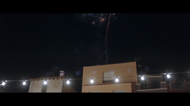 Video Reference: Building, Fireworks, Electricity, Sky, Gas, Midnight, Facade, Space, Event, City
