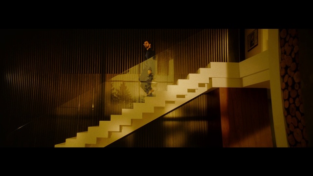 Video Reference: Wood, Amber, Rectangle, Shade, Flooring, Art, Font, Tints and shades, Stairs, Pattern