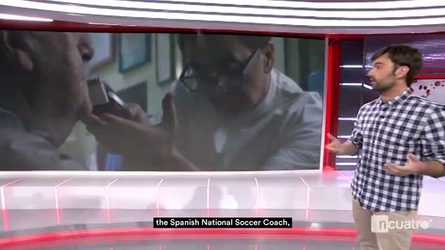 Video Reference: Muscle, Gesture, Font, Tartan, Display device, Television program, Event, Screenshot, Fun, Advertising