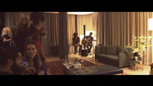 Video Reference: Table, Couch, Interior design, Curtain, Plant, studio couch, Comfort, Entertainment, Tableware, Chair