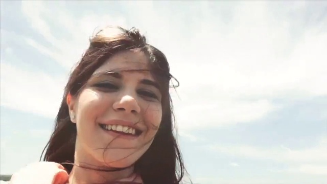 Video Reference: Nose, Hair, Smile, Lip, Cloud, Sky, Eyebrow, Vision care, Eyelash, Flash photography