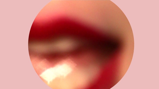 Video Reference: Circle, Magenta, Peach, Macro photography, Fashion accessory, Ceiling, Event, Carmine, Eyelash, Font