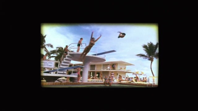 Video Reference: Building, Output device, Sky, Tree, Rectangle, House, Window, Television set, Arecales, Art