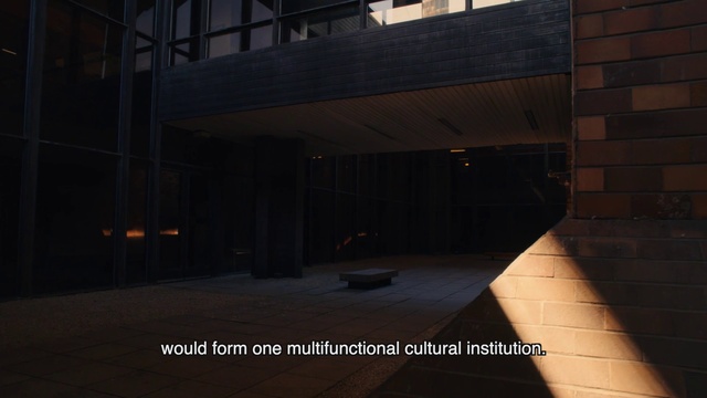 Video Reference: Urban design, Tints and shades, Flooring, Composite material, Wood, Building, City, Space, Facade, Darkness