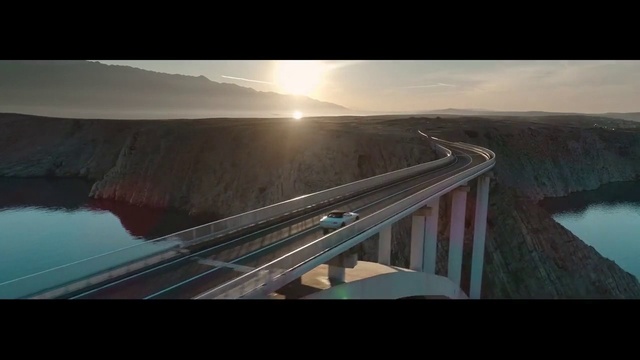 Video Reference: Sky, Water, Atmospheric phenomenon, Asphalt, Dusk, Natural landscape, Landscape, Horizon, Cloud, Sunset